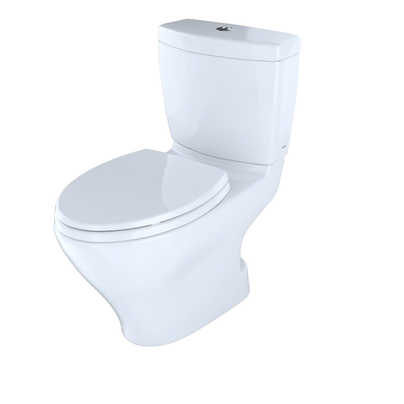 toto aquia dual flush elongated two piece toilet